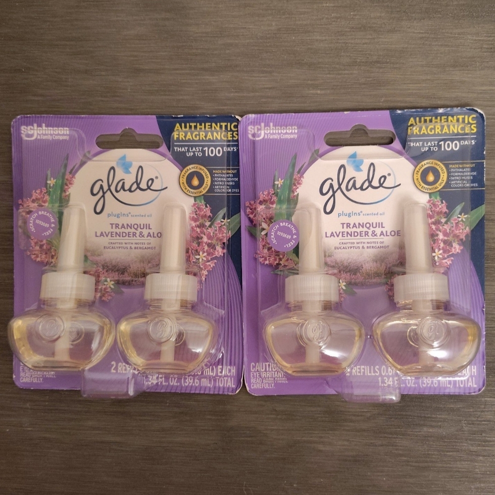 Glade Tranquil Lavender & Aloe PlugIns Refills